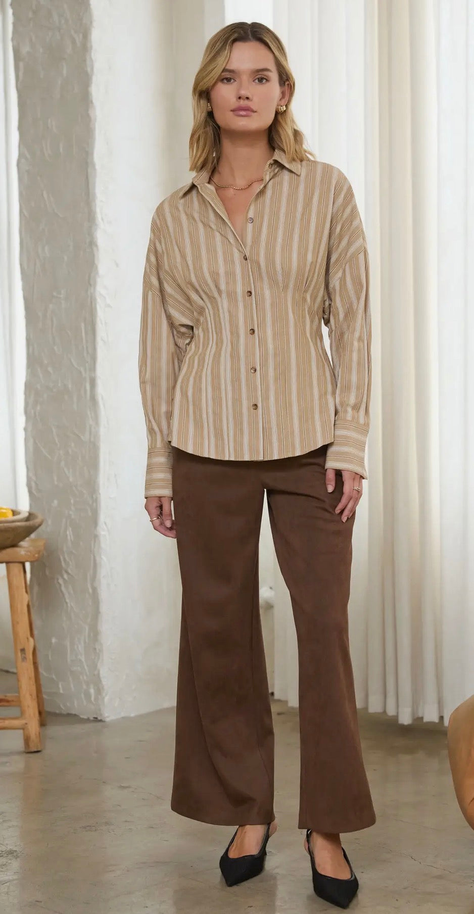 Slim Fit Button Down Shirt