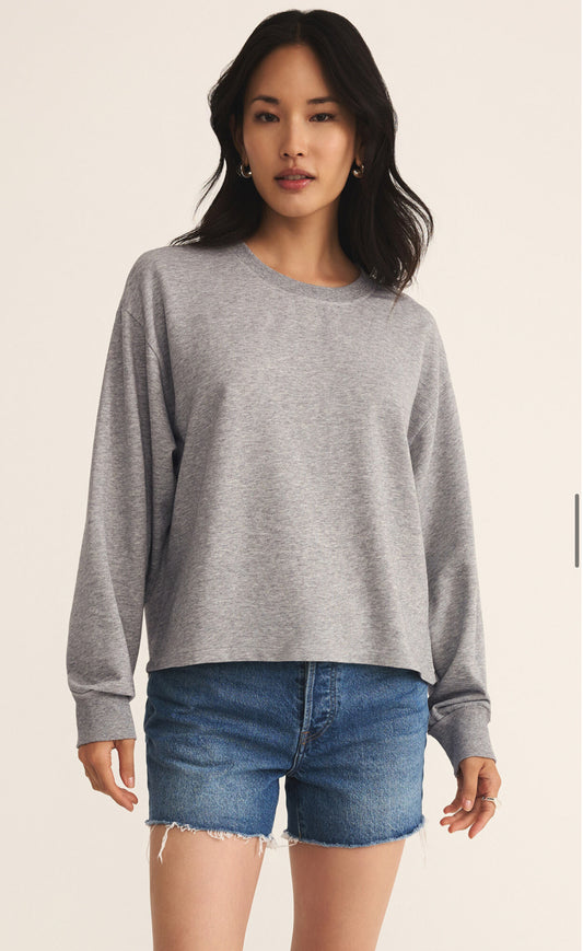 Ellis Sweatshirt - Classic Heather Gray - Z Supply