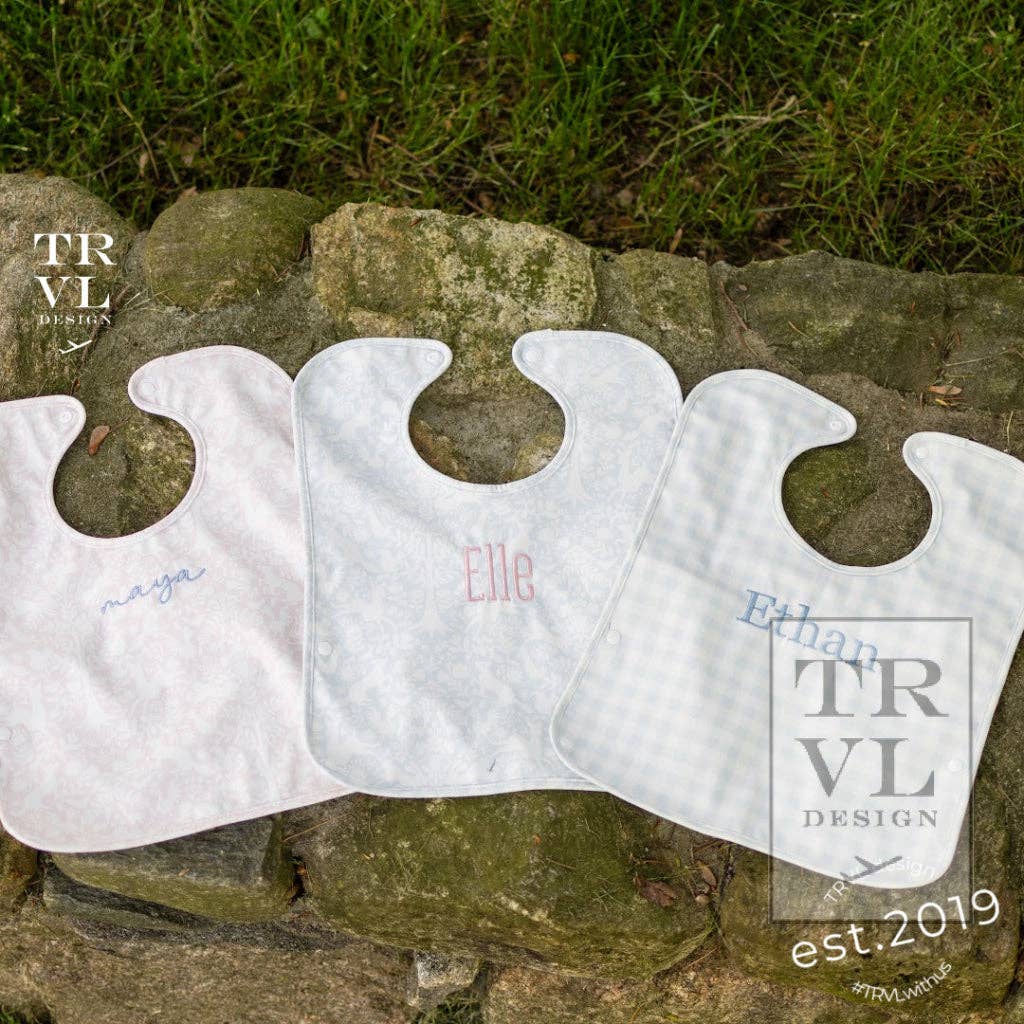 Best Bib - Bunny Toile Green