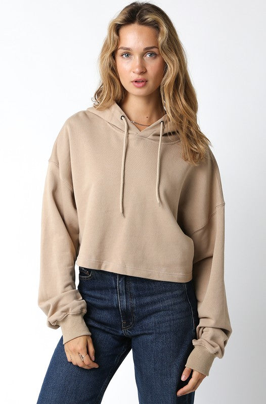 Mckenna hoodie top (2 colors)