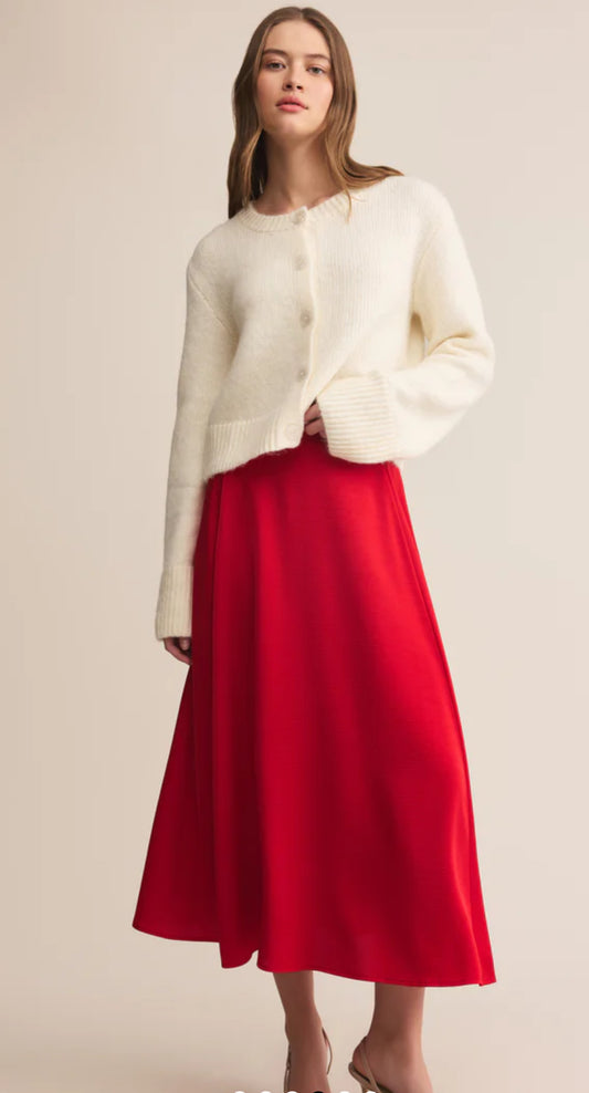 NORTHPOINTE SATIN MIDI SKIRT - Z Supply