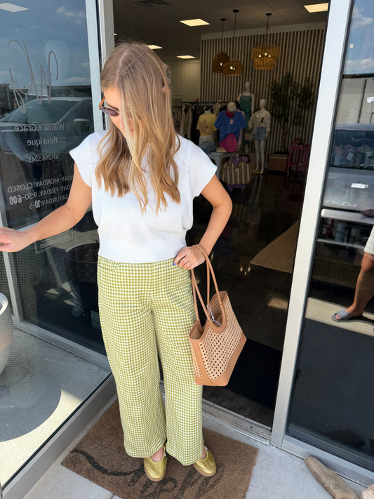 Cap Sleeve Knit Top