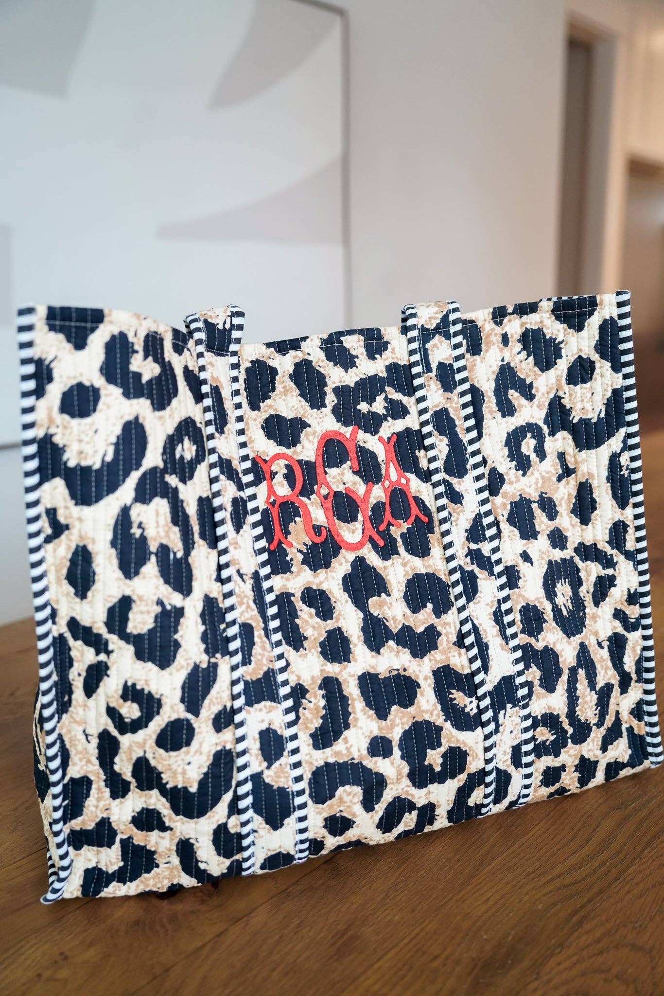 Quilted Block Print - Leopard Collection
