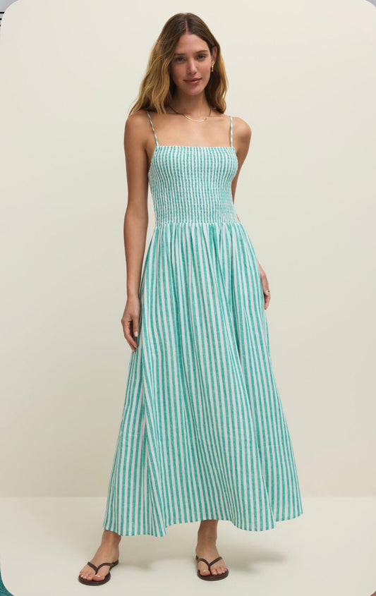 Bayside striped midi dress la Palma - Z Supply