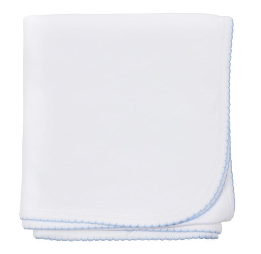 Solid Essentials White Receiving Blanket - multiple colors