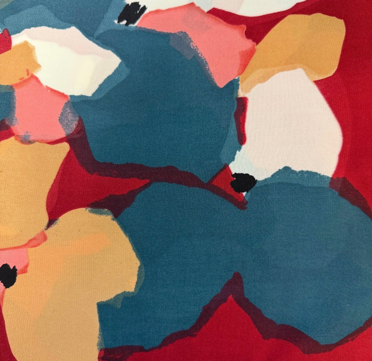 ABSTRACT COLORFUL PATTERN SCARF