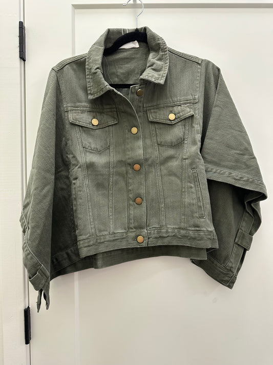 Carly denim poncho (2 colors)