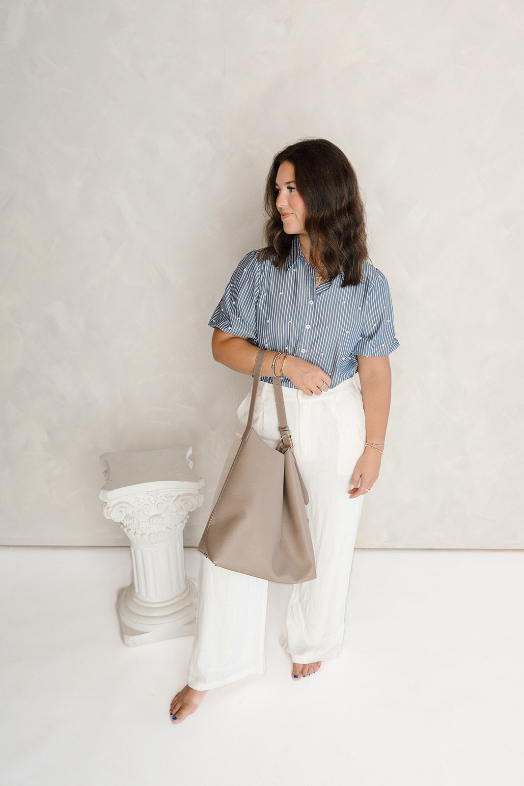 pearl stripe shirt