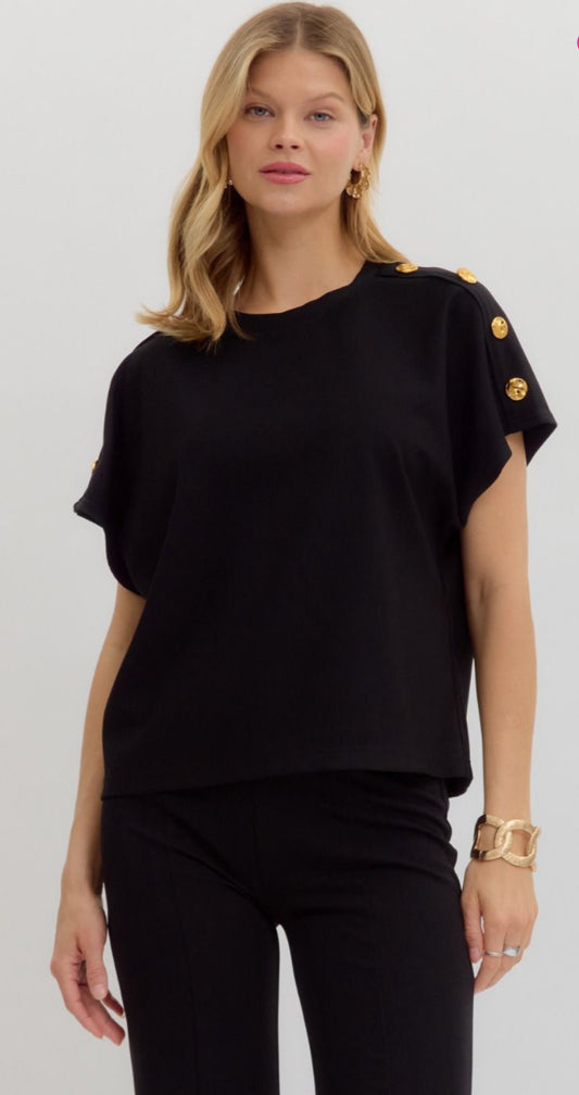 Allison Top -black
