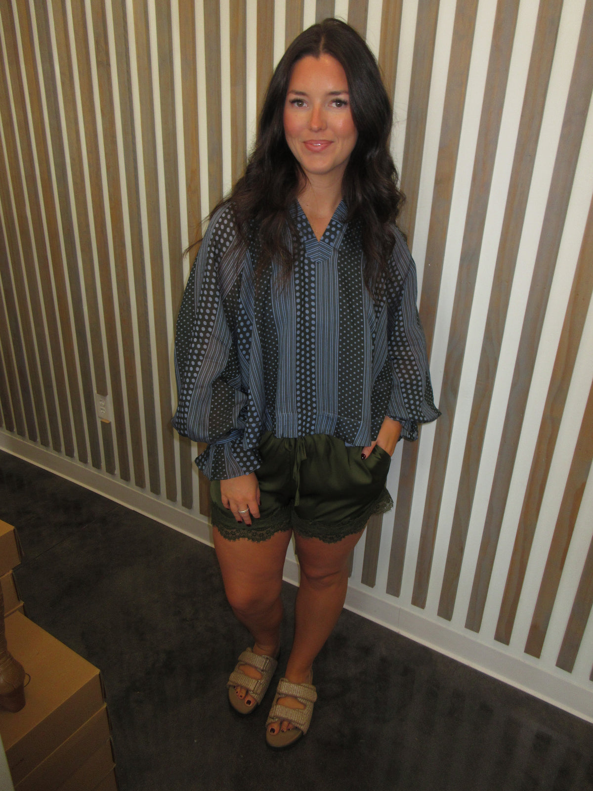 Midnight Print top