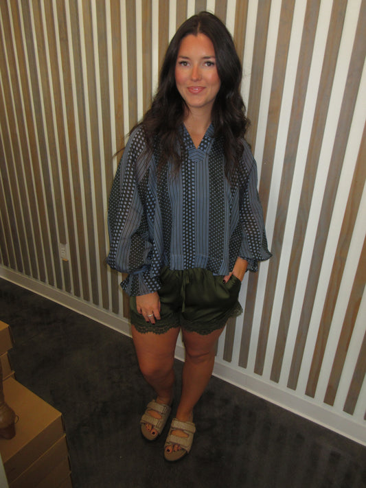 Midnight Print top