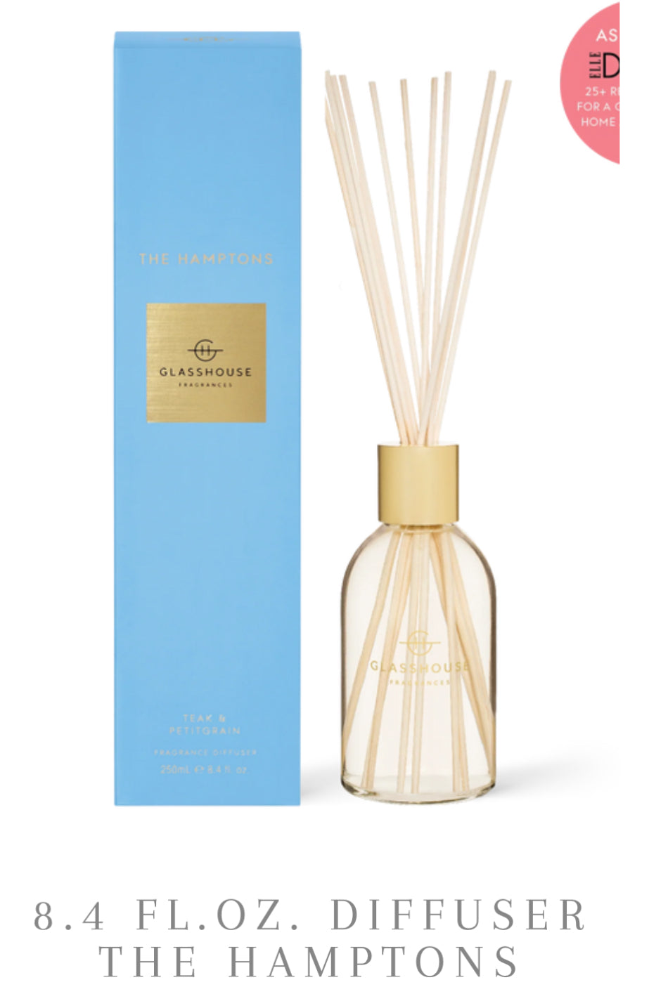 Glasshouse Diffusers (multiple scents)