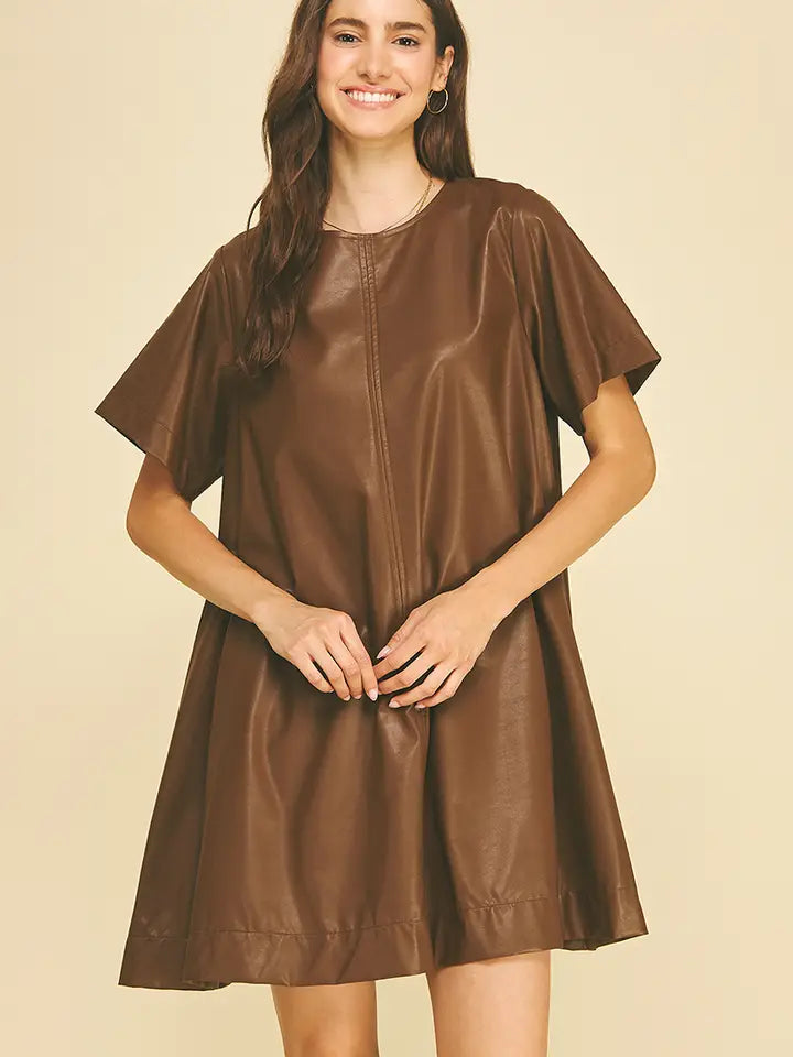 Benson faux leather mini
