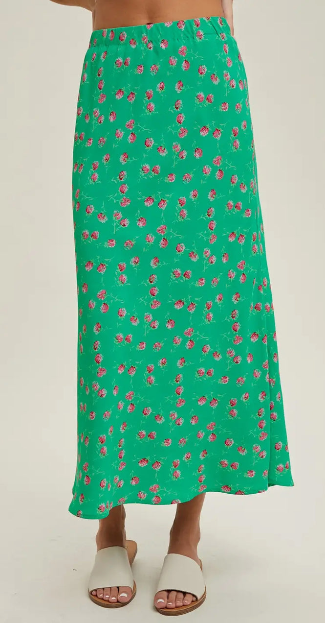 Floral Midi Skirt