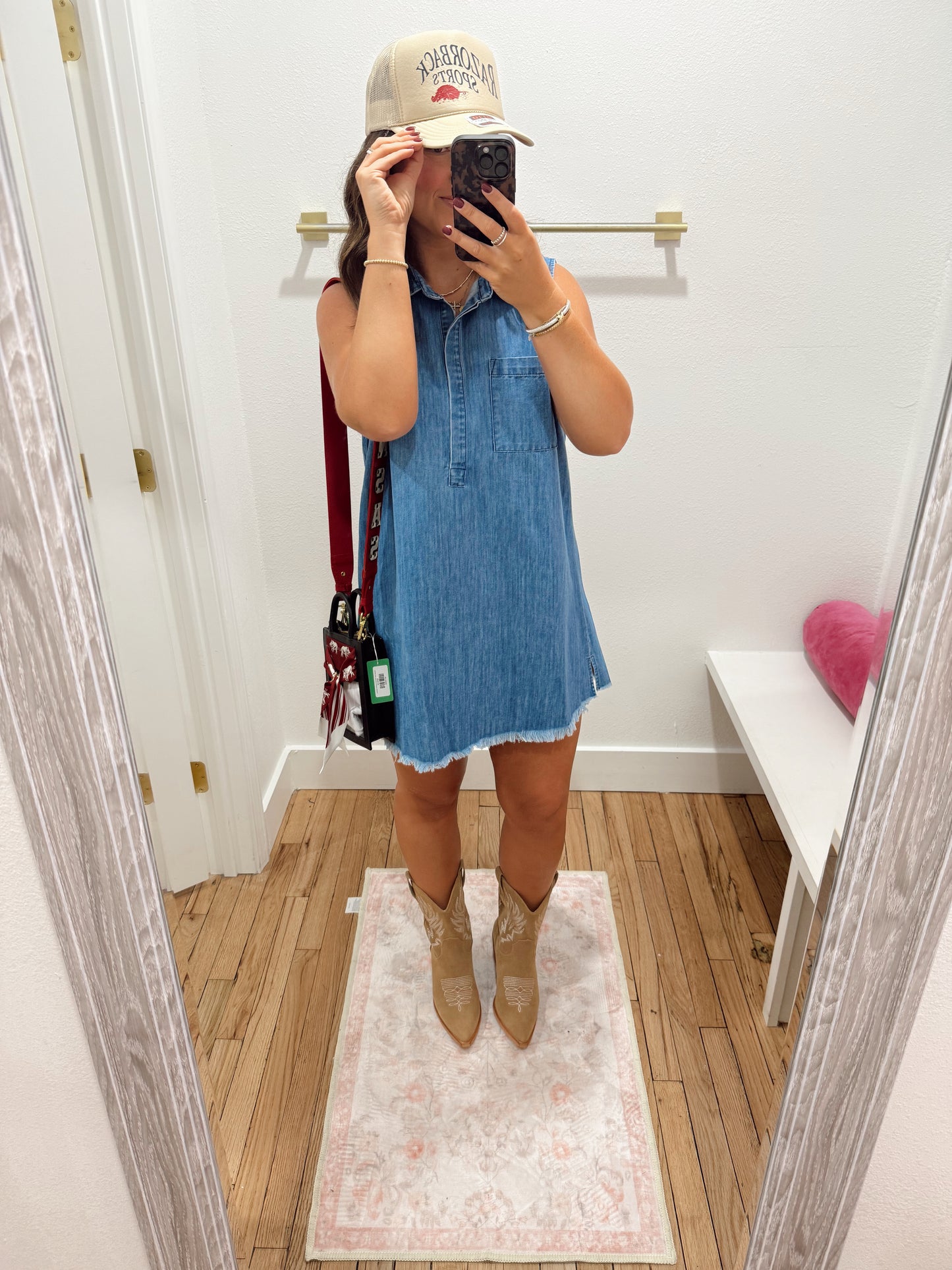 washed denim dress
