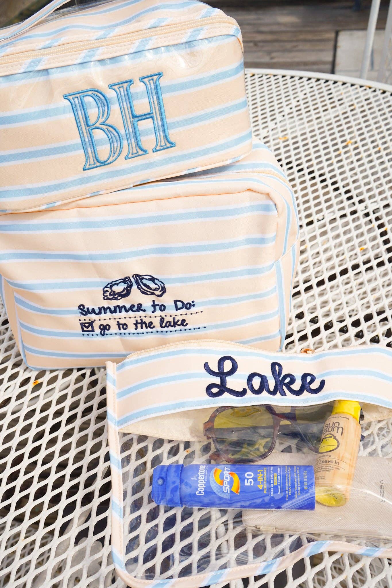 Lake - Butter & Blue Clear Pouch