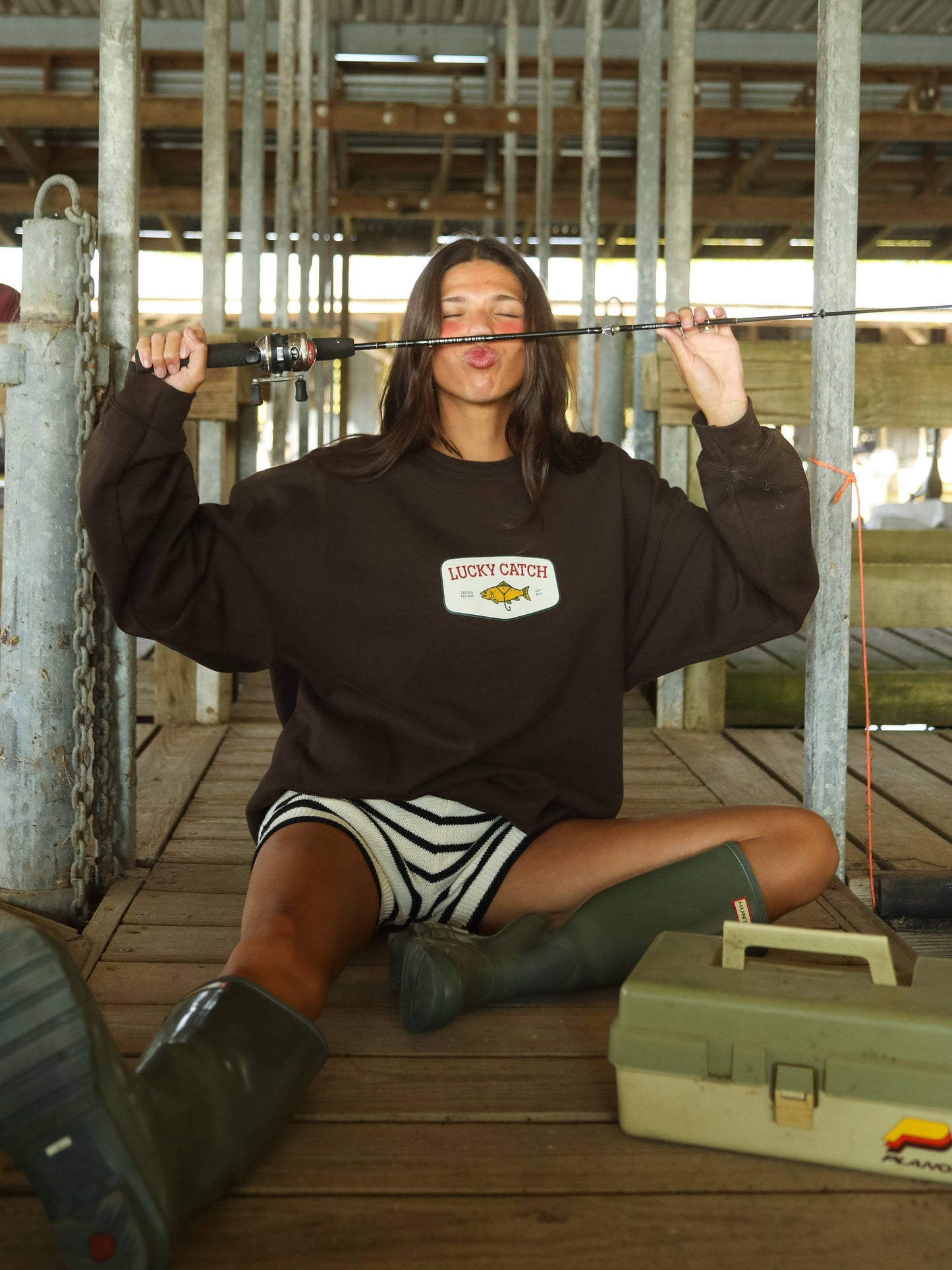 F+S: LUCKY CATCH SWEATSHIRT