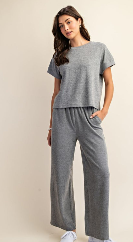 Nikki pant set - gray