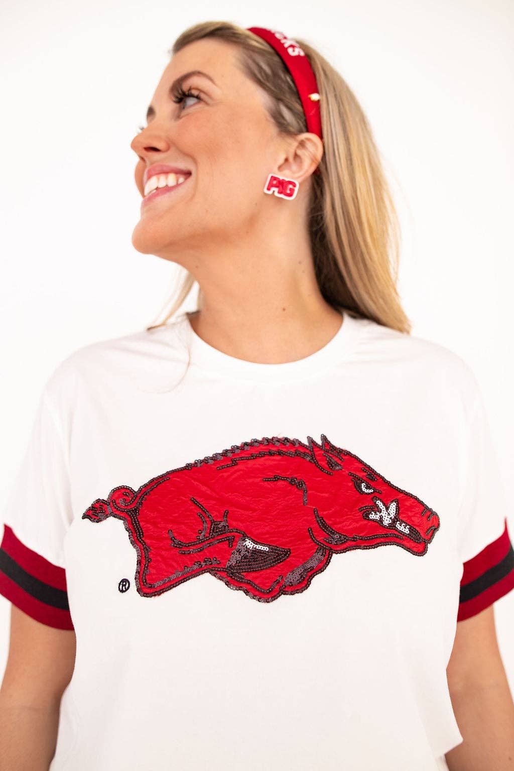 *coming soon* Arkansas Sparkle Logo T-Shirt - Brianna Cannon