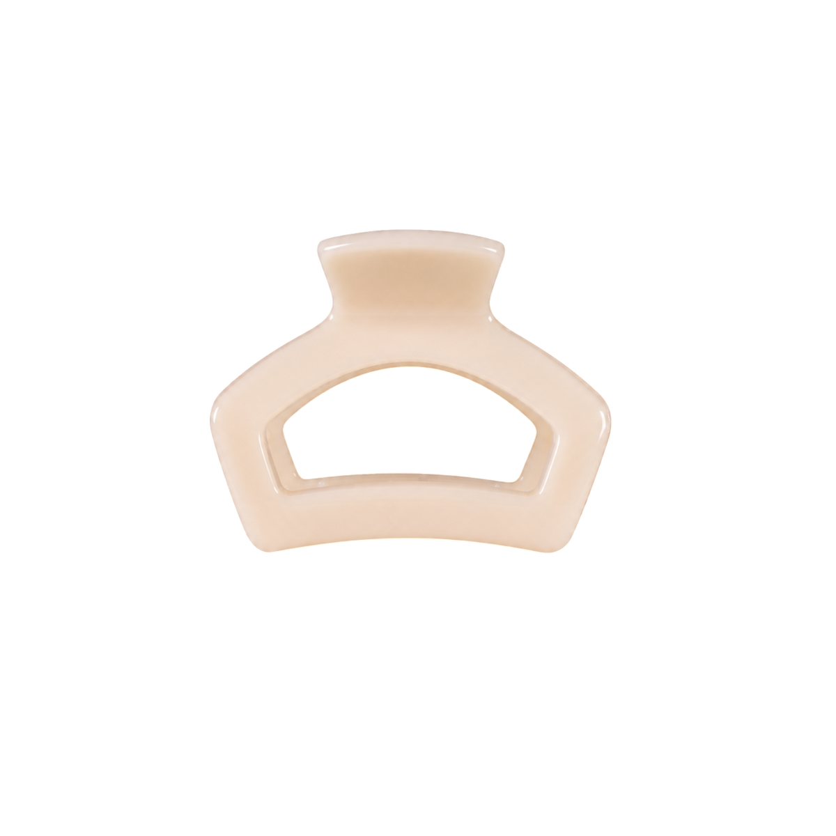Open | Almond Beige | Petite Claw Clip