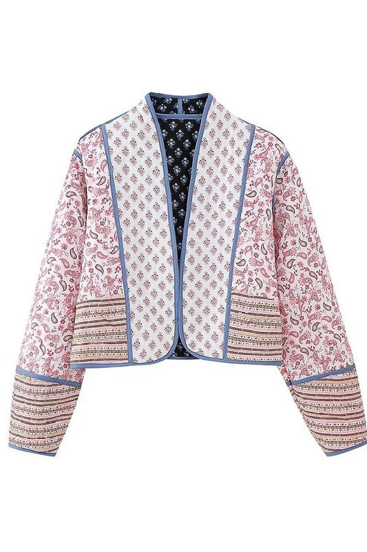 Paisley Reversible Quilted Jacket