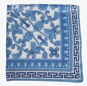 S26085 100% Polyester Lightweight Square Scarf