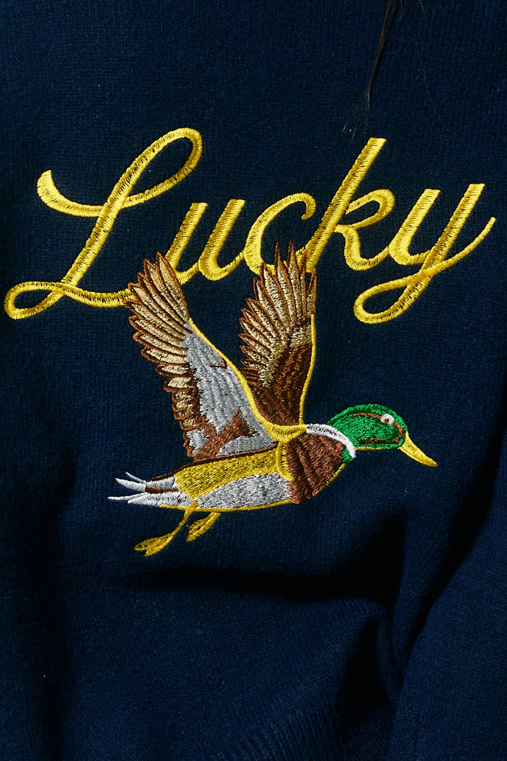 Lucky Duck V-Neck Cardigan