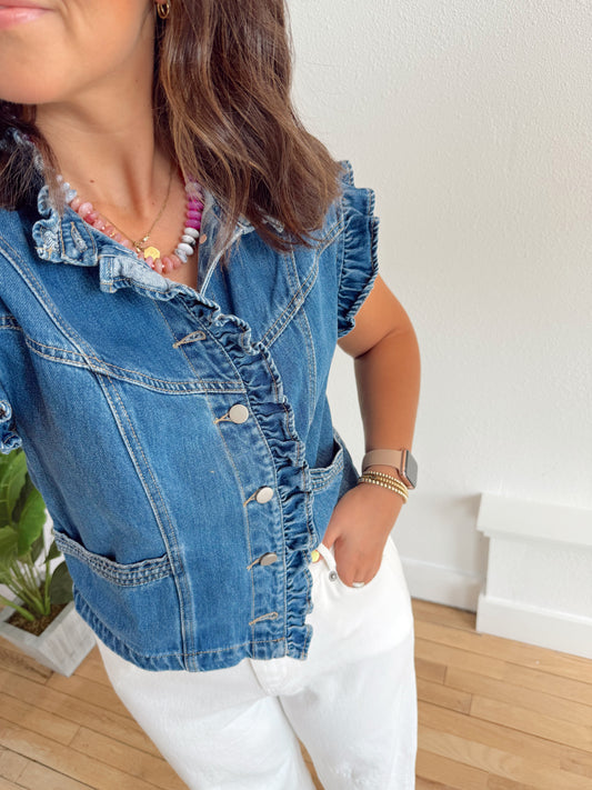 daile denim top