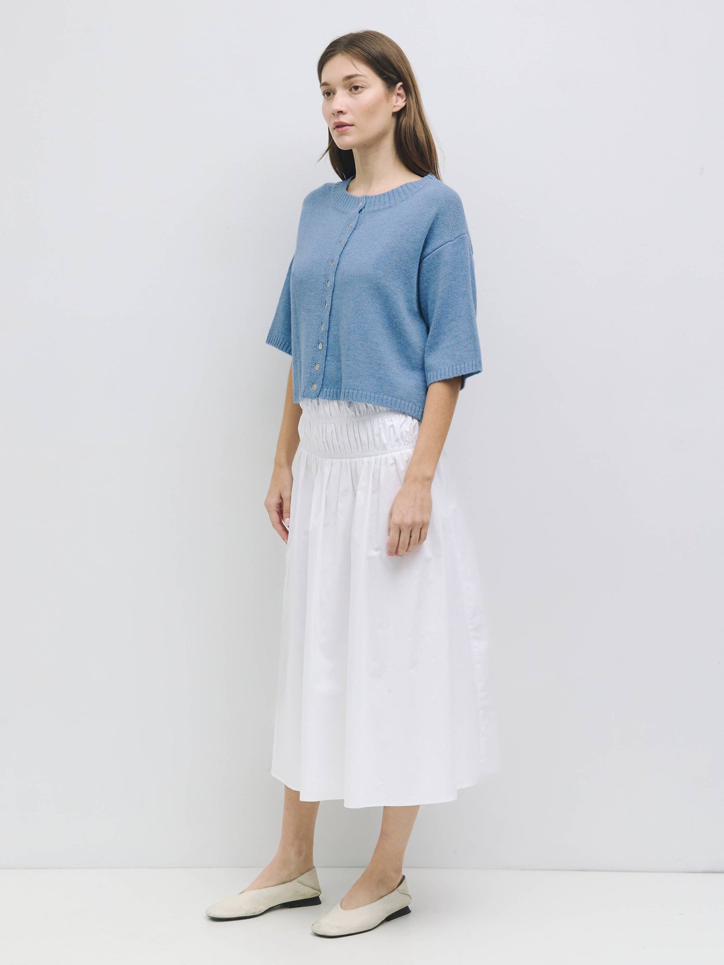 The Stacey Cardigan | Brushed Half Sleeve Cardigan (multiple colors)