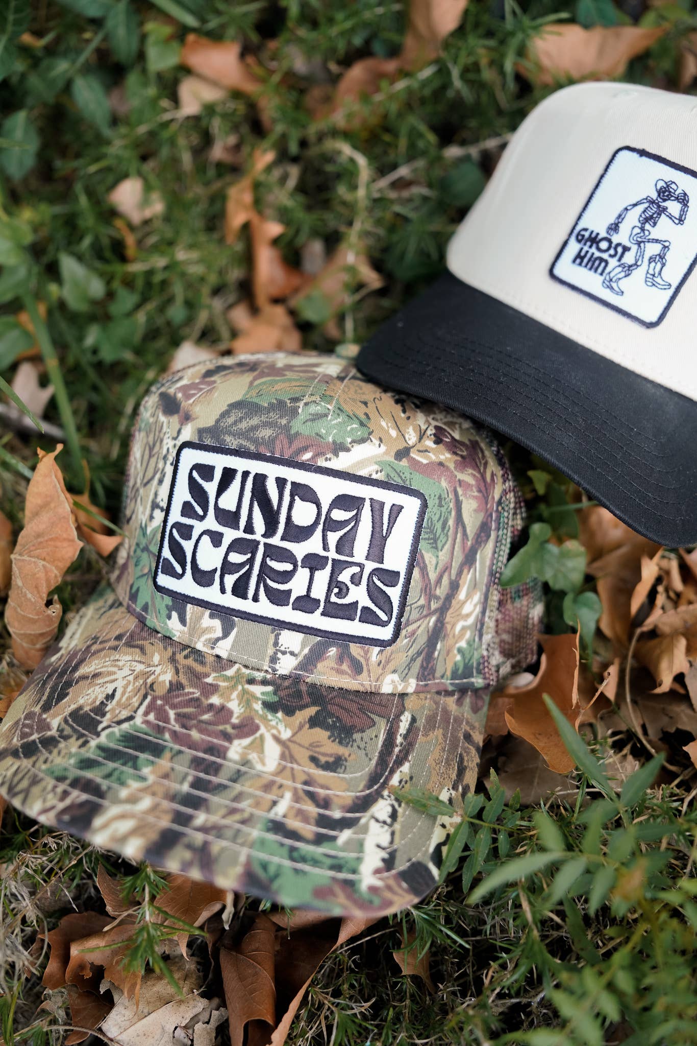 Sunday Scaries - Camo Vintage Trucker Hat