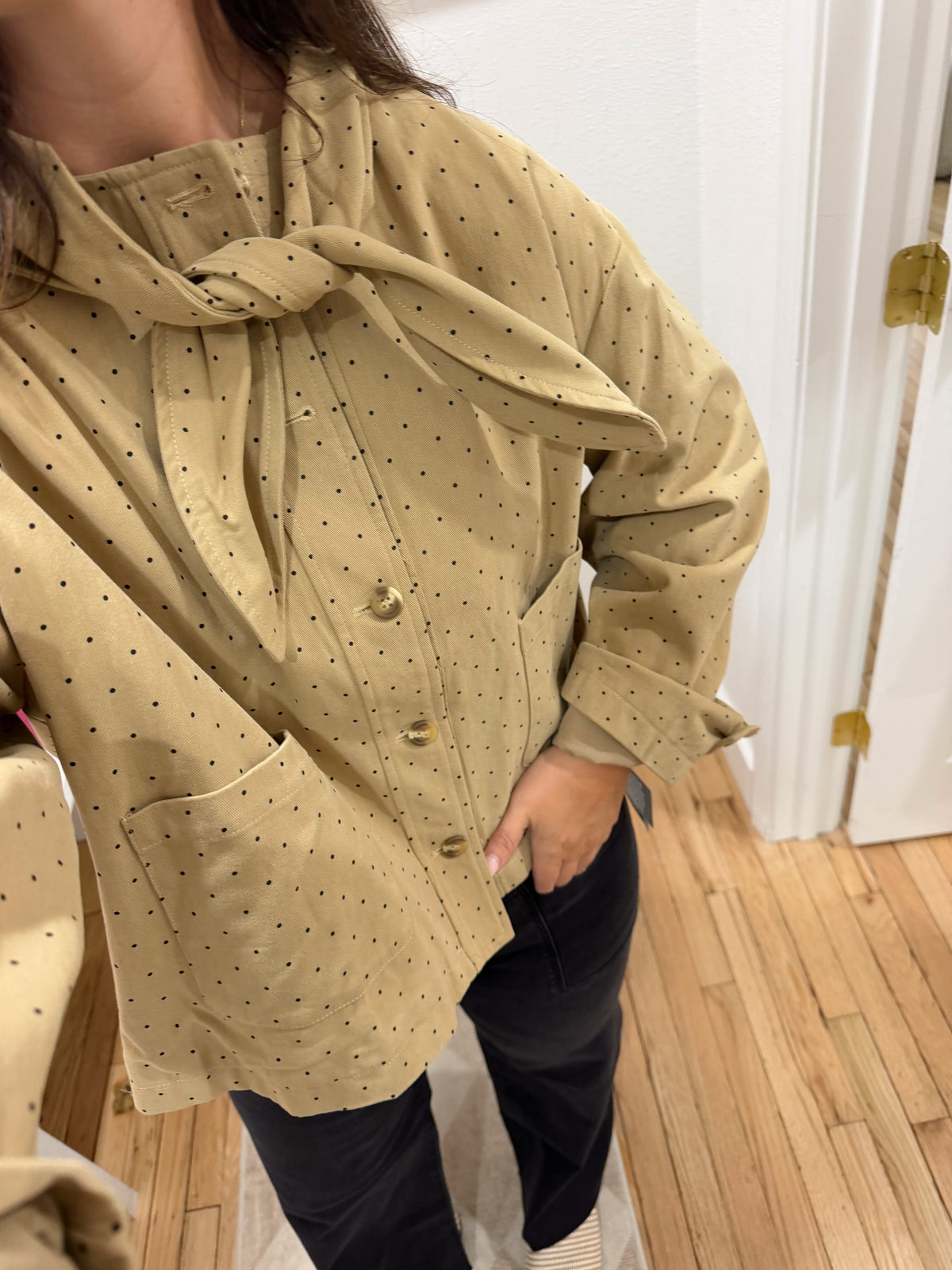 Beige Dot jacket