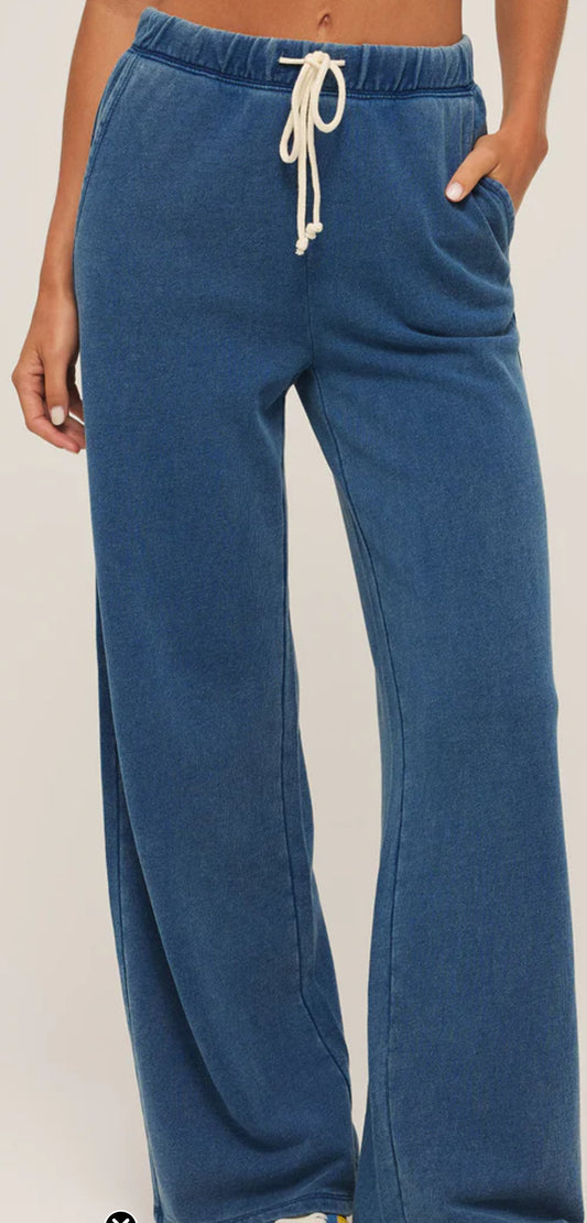 Hunter Knit Denim Pant Indigo  by Z Supply