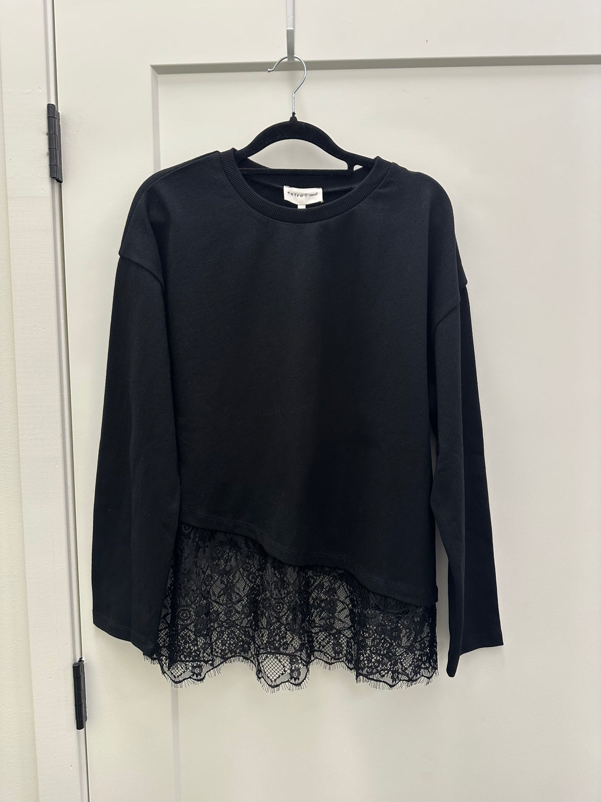 Lace Asymmetrical top (2 colors)