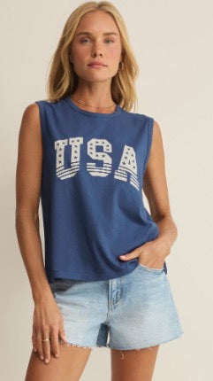 Stars and Stripes muscle tank - Z Supply