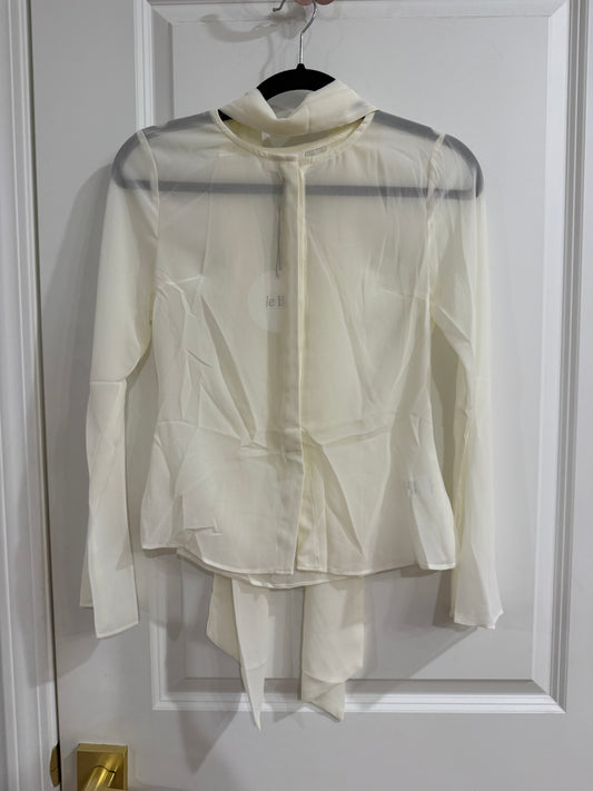 Bell sleeve top w/scarf