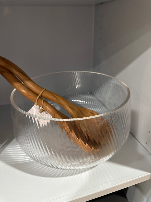 Connaught Rippled
Glass Bowl, 10.75