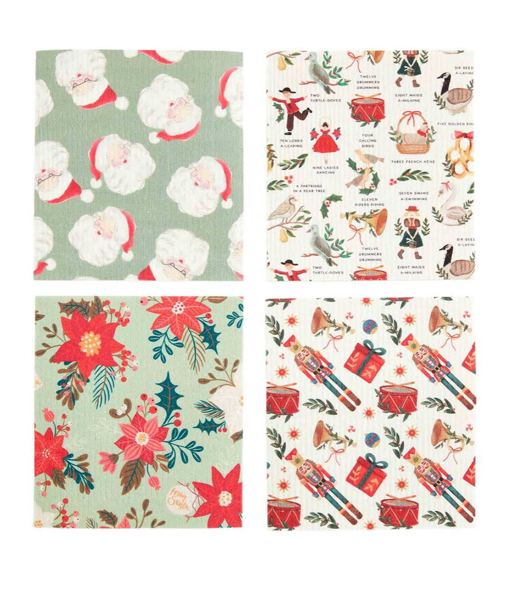 Christmas Dishcloths by Mudpie
