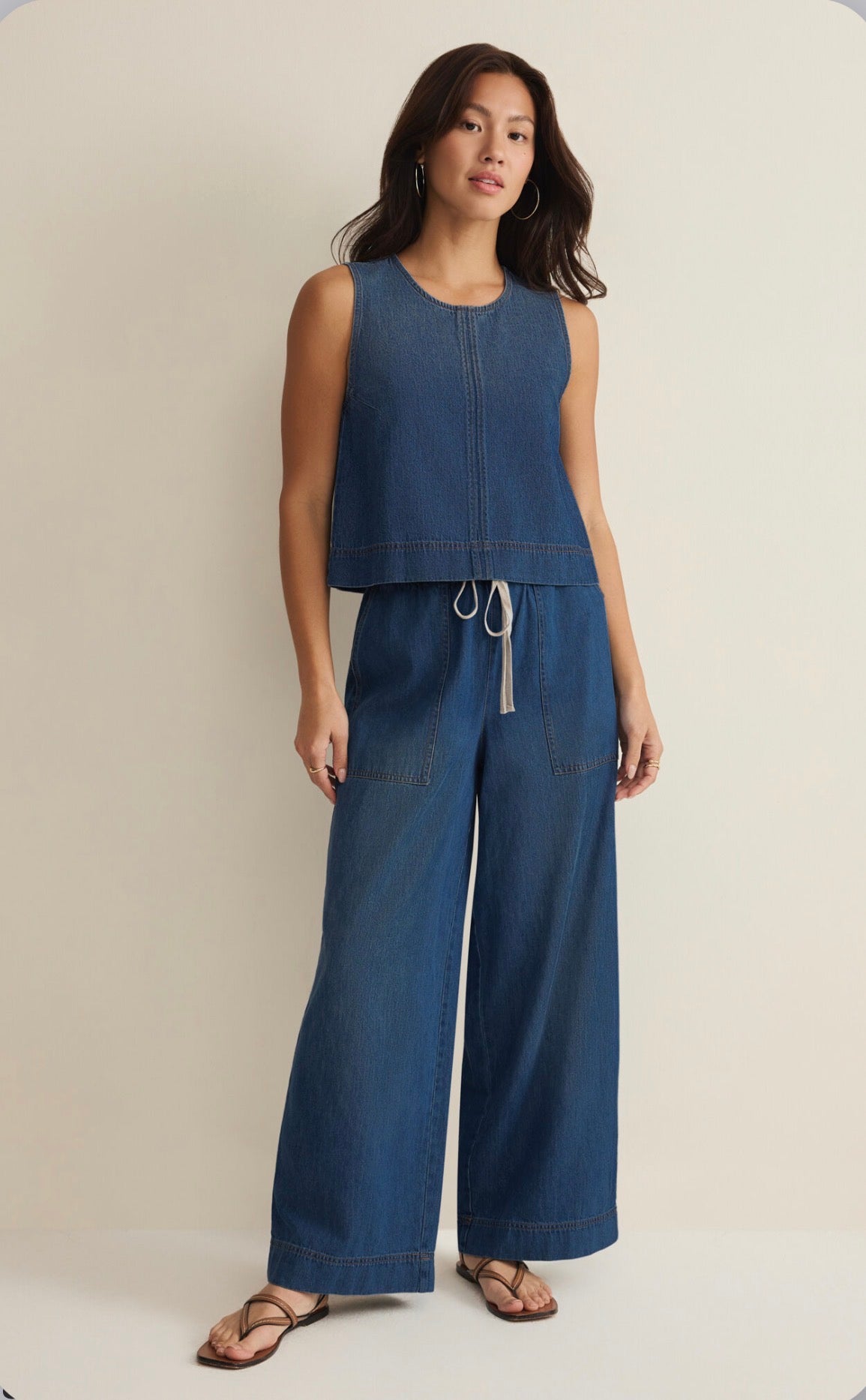 Sunseeker denim tank
