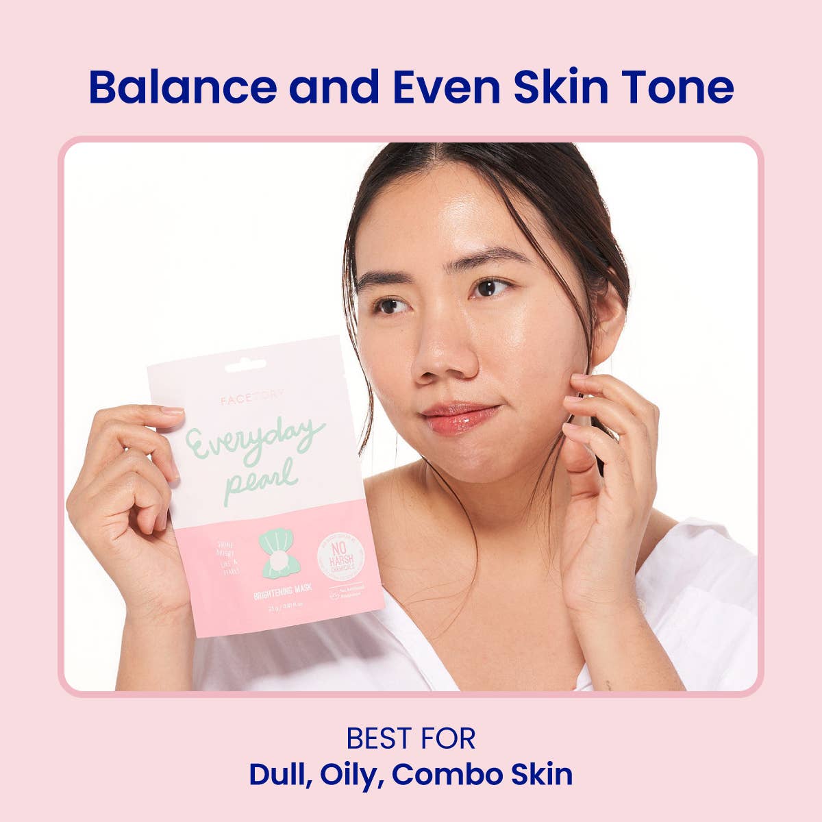 Face Mask - Korean Beauty - Brightening - Everyday - Pearl