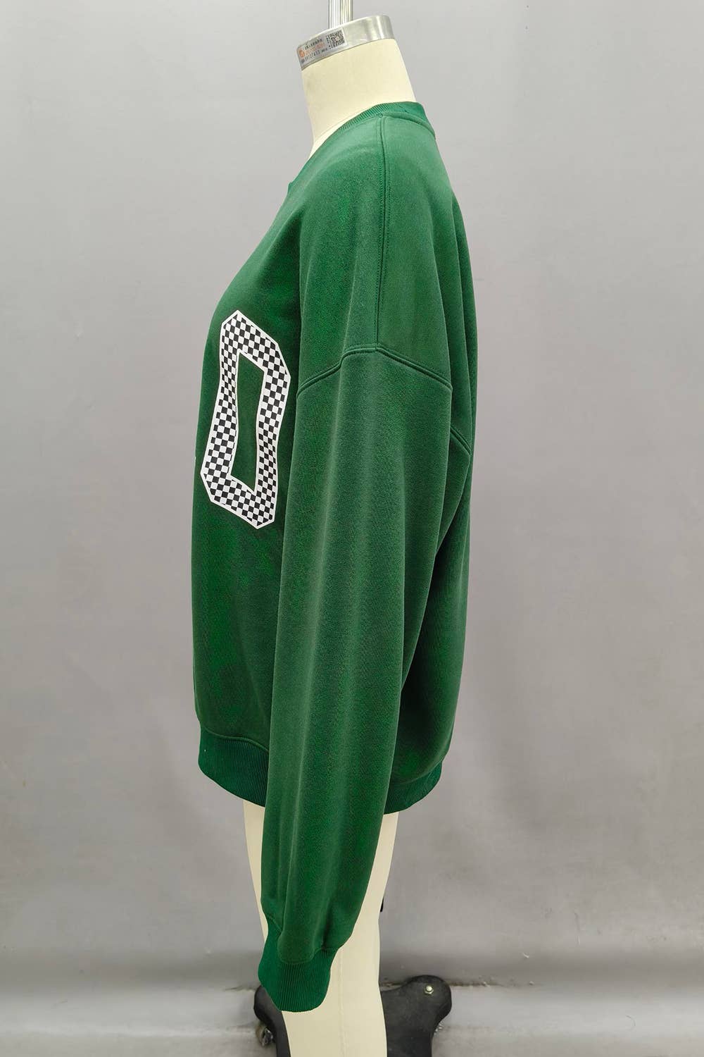 CIAO Print Reversible Mock Neck Sweatshirt