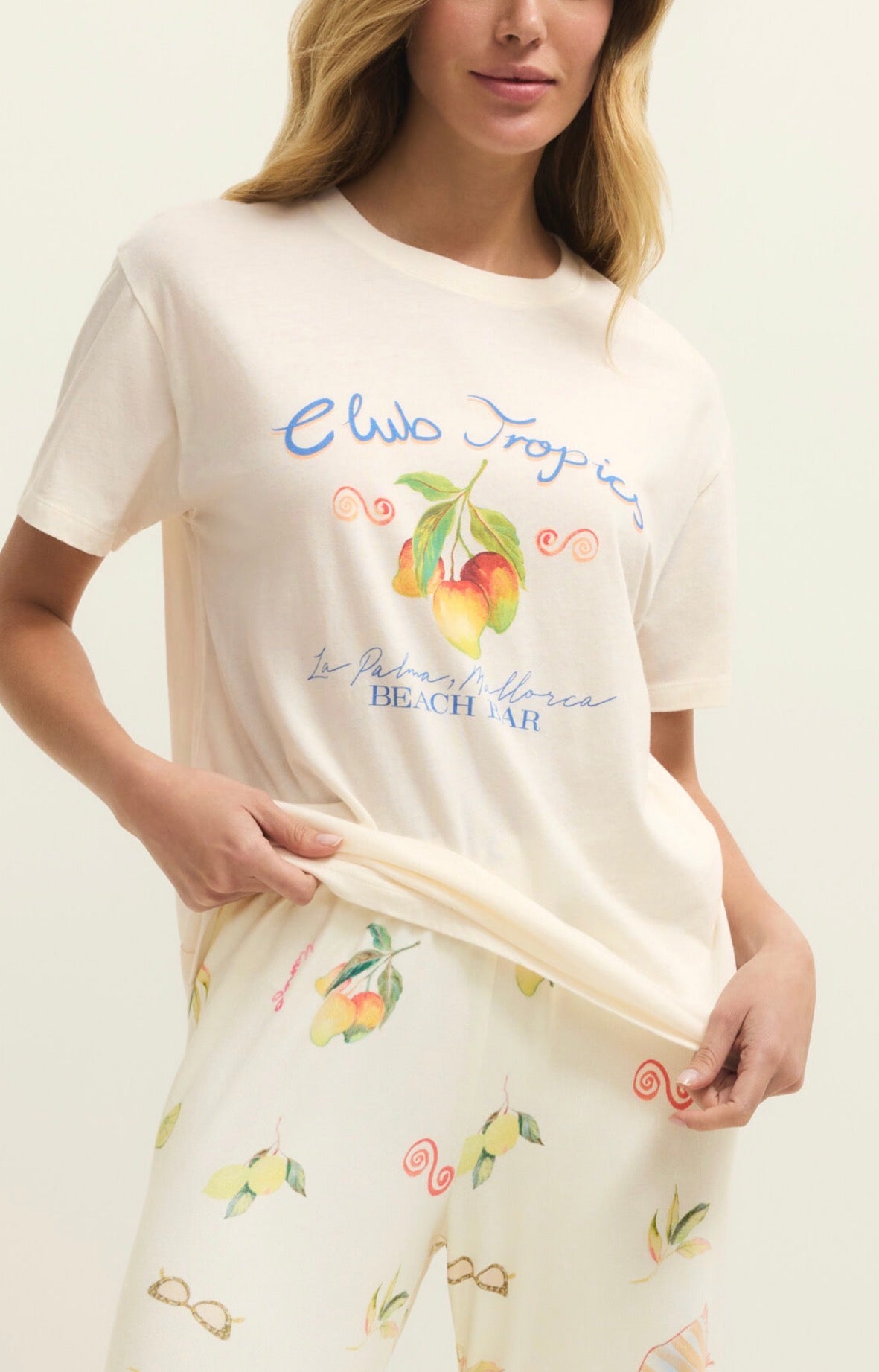 Club Tropics Boyfriend Tee vanilla ice - Z Supply