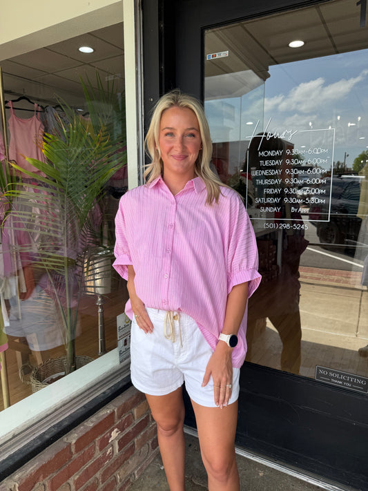 STRIPE OVERSIZED SHIRT