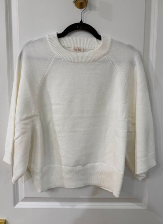 Raglan Cream Sweater