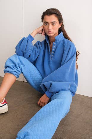 Piper Snap Button Collared Sweater