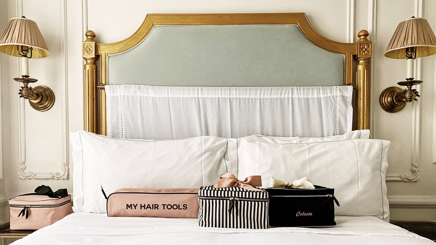 Medium Box Makeup & Toiletry, Striped