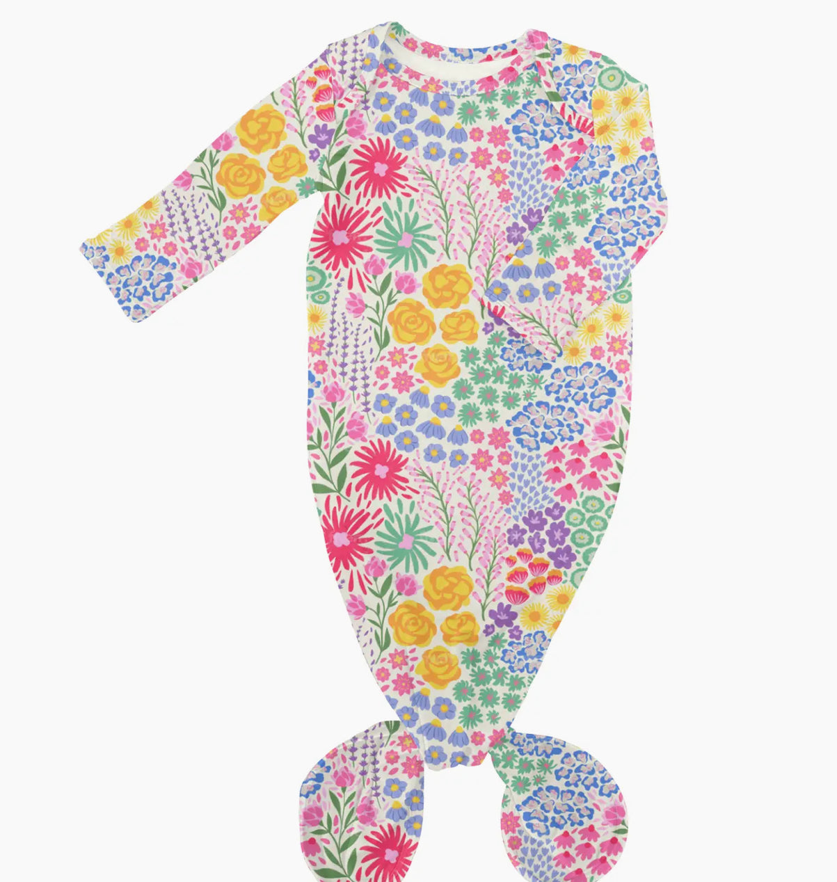 Knotted Gown - Flower Fields