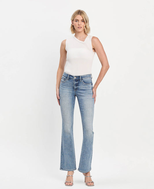 MID RISE FULL LENGTH BOOTCUT JEANS - Futuristic