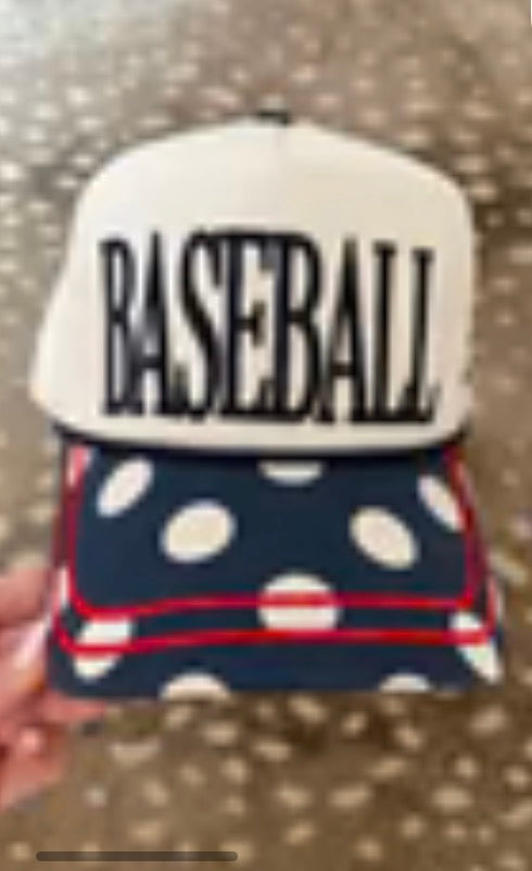Baseball hat dots