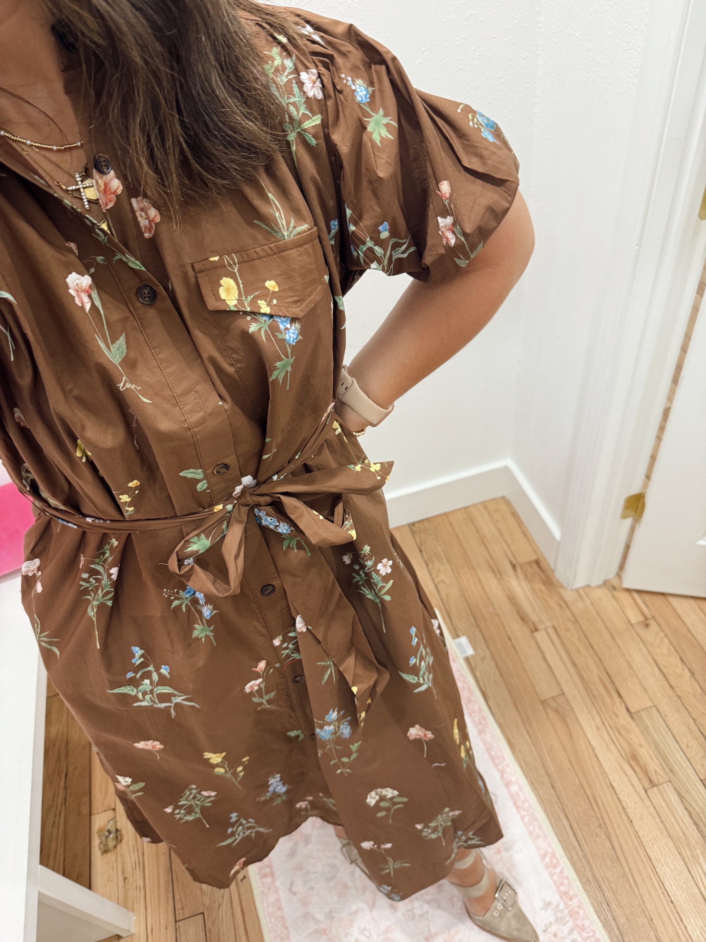 Carlie midi dress