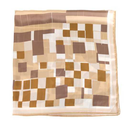 S26078 100% Polyester Lightweight Square Scarf